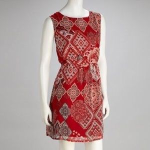 Ash & Sara Red print dress